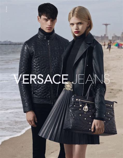 stella lucia versace|Stella Lucia & Filip Hrivnak for Versace Jeans FW15.